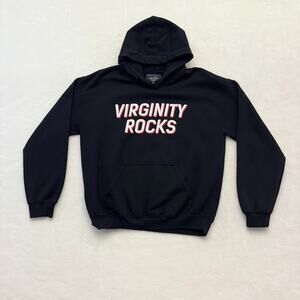Danny Duncan Virginity Rocks Black Graphic Hoodie Mens Size M